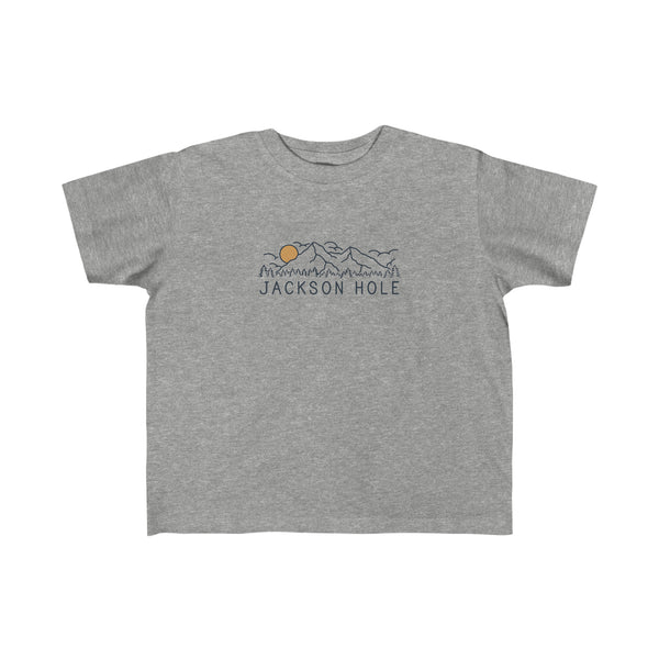 Jackson Hole, Wyoming Toddler T-Shirt - Toddler Jackson Hole Shirt