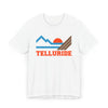 Telluride, Colorado Retro Mountains Sunset T-Shirt | Vintage Telluride Tee