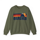 Alaska Sweatshirt Retro Mountains, Alaska Unisex Crewneck, Vintage Cozy Jumper, Gift for Outdoor Lovers-3