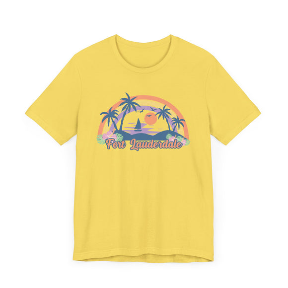 Fort Lauderdale, Florida T-Shirt - Retro Beach Unisex Fort Lauderdale Shirt