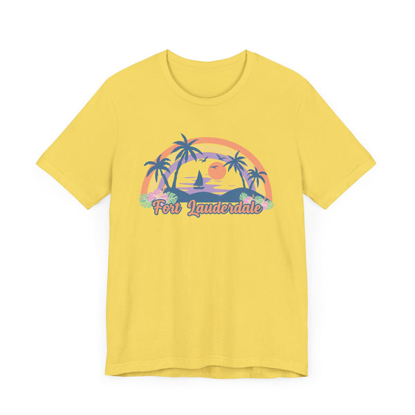 Fort Lauderdale, Florida T-Shirt - Retro Beach Unisex Fort Lauderdale Shirt