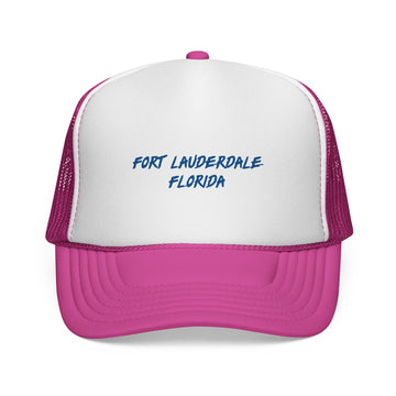 Buy pink Fort Lauderdale Trucker Cap | Florida Hat