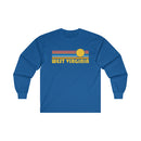 West Virginia Long Sleeve Shirt - Retro Unisex Shirt-1