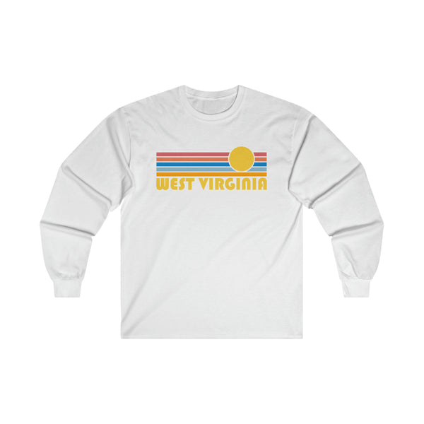 West Virginia Long Sleeve Shirt - Retro Unisex Shirt