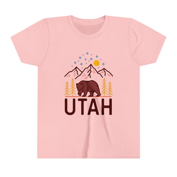 Utah Youth T-Shirt - Unisex Kids Utah Shirt - 0