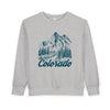 Colorado Toddler Sweatshirt - Colorado Toddler Crewneck Sweatshirt