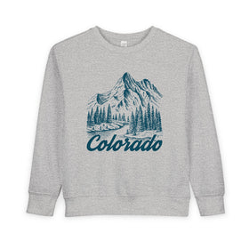 Colorado Toddler Sweatshirt - Colorado Toddler Crewneck Sweatshirt