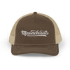 Massachusetts Snapback Trucker Cap - Embroidered Massachusetts Hat