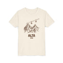 Alta, Utah Youth T-Shirt — Vintage Gondola Ski Mountain Tee-1