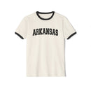 Arkansas Cotton Ringer Graphic Tee - Unisex Arkansas T Shirt, Vintage Style Tee, Men's/Women's Tee-2