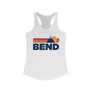 Bend, Oregon Women's Racerback Tank Top - Mountain Lover Sleeveless Shirt, Women's Bend Hiking Tank-1