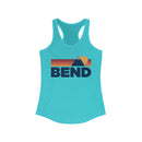 Bend, Oregon Women's Racerback Tank Top - Mountain Lover Sleeveless Shirt, Women's Bend Hiking Tank-3