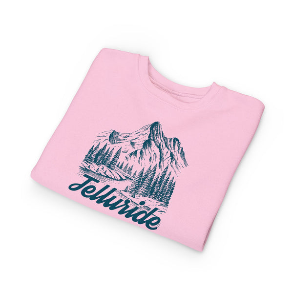 Telluride, Colorado Toddler Sweatshirt - Telluride Toddler Crewneck Sweatshirt