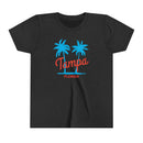 Tampa, Florida Youth Shirt - Retro Palm Tree Tampa Kid's T-Shirt-4
