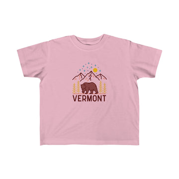 Buy pink Vermont Toddler T-Shirt - Unisex Toddler Vermont Shirt