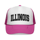 Illinois Retro Collegiate Style Trucker Hat-7