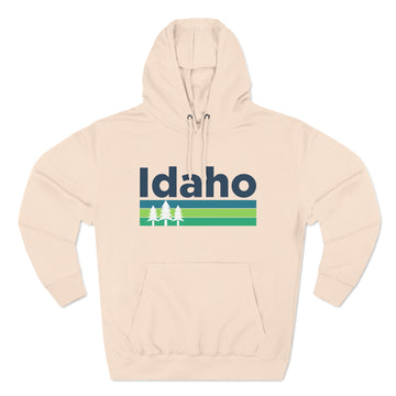 Buy pale-pink Premium Idaho Hoodie - Retro Unisex Sweatshirt
