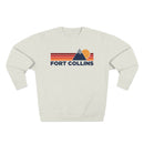 Premium Fort Collins, Colorado Mountain Lines Graphic Sweatshirt-1