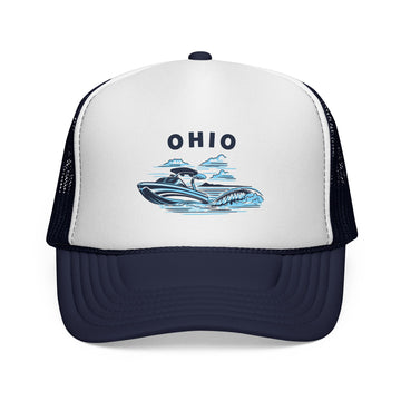 Ohio Wakeboard Boat Trucker Hat - 0