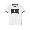 Bend, Oregon Cotton Ringer Graphic Tee - Unisex Bend T Shirt, Vintage Style Tee, Men's/Women's Tee