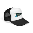 North Cascades National Park Pennant Trucker Hat — Vintage Foam Mesh Cap-9