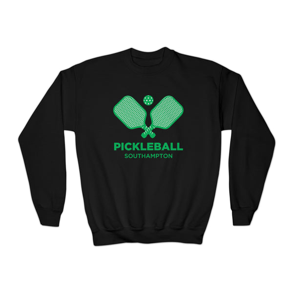 Southampton, New York Youth Sweatshirt - Pickleball Unisex Kid's Southampton Crewneck Sweatshirt