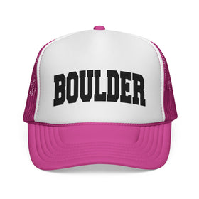 Buy pink Boulder, Colorado Collegiate Style Trucker Hat
