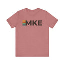 Milwaukee, Wisconsin tee - MKE t shirt retro stripes-3