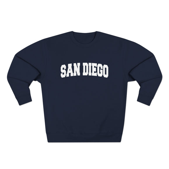 Premium San Diego, California Retro Graphic Sweatshirt