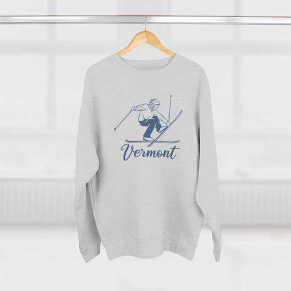 Premium Vermont Vintage Snow Ski Sweatshirt