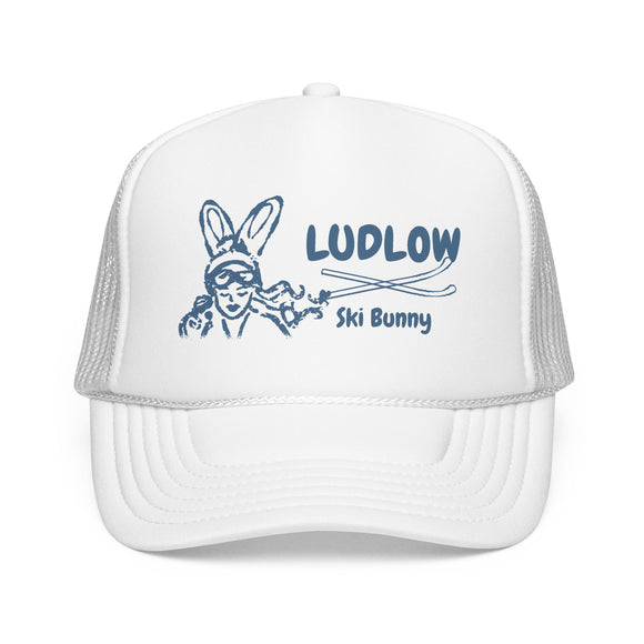 Ludlow, Vermont Ski Bunny Trucker Hat