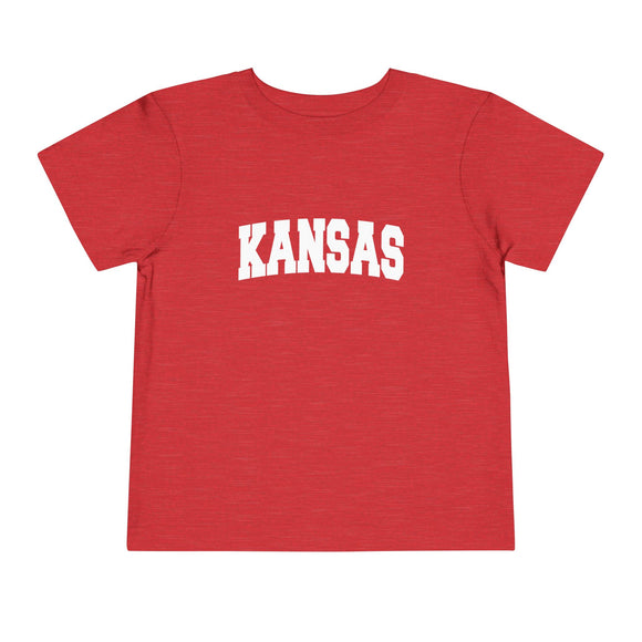 Kansas Toddler Graphic Tee - Kids Kansas Vacation Shirt