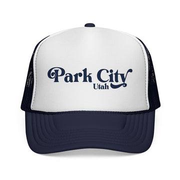 Buy dark-navy Park City, Utah Retro Trucker Hat