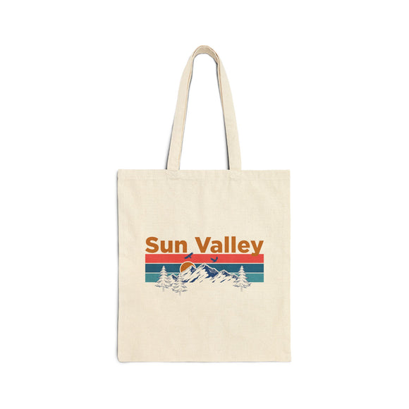 Sun Valley, Idaho Tote Bag - Cotton Canvas Sun Valley Bag