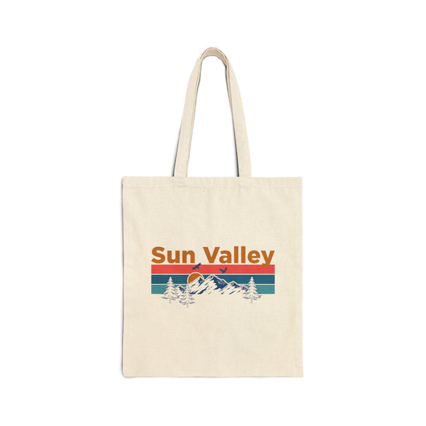 Sun Valley, Idaho Tote Bag - Cotton Canvas Sun Valley Bag