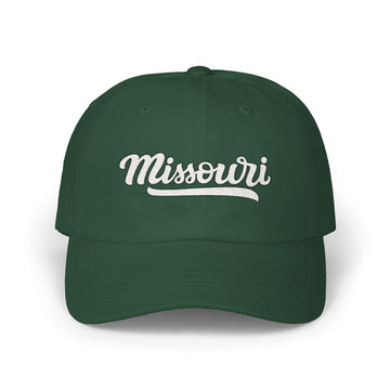 Buy spruce Missouri Dad Hat - Embroidered Missouri Classic Dad Cap