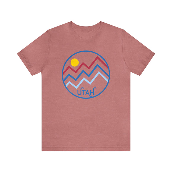 Utah T-Shirt - Retro Mountain Unisex Utah Shirt