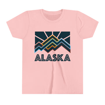 Buy pink Alaska Youth T-Shirt - Unisex Kids Alaska Shirt