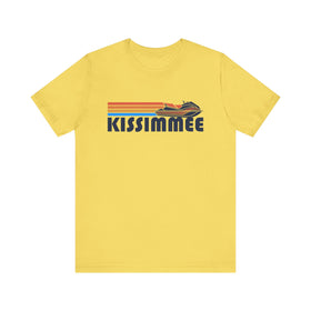 Buy maize-yellow Kissimmee River, Florida T Shirt - Retro Jetski PWC Graphic Tee