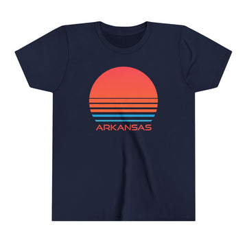 Arkansas Youth Shirt - Retro 80s Arkansas Kid's T-Shirt - 0