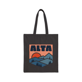 Alta, Utah Cotton Canvas Tote Bag - 15