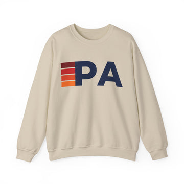 Pennsylvania Retro Sweatshirt | Retro Stripes Pennsylvania - 0