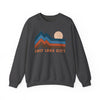 Salt Lake City, Utah Sweatshirt Retro Mountains, Salt Lake City Unisex Graphic Crewneck