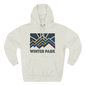 Winter Park, Colorado Hoodie - Retro Mountain Unisex Sweatshirt