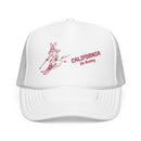 California Ski Bunny Foam Trucker Hat-8