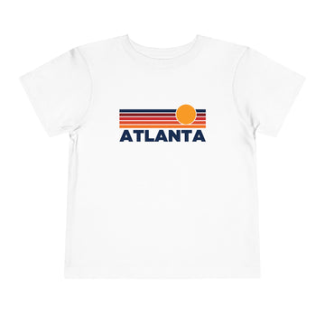 Atlanta, Georgia Toddler T-Shirt - Retro Sun Tee - 0