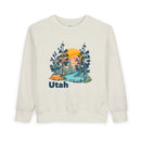 Utah Toddler Sweatshirt - Utah Toddler Crewneck Sweatshirt-1