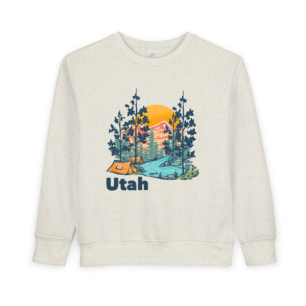 Utah Toddler Sweatshirt - Utah Toddler Crewneck Sweatshirt