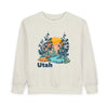 Utah Toddler Sweatshirt - Utah Toddler Crewneck Sweatshirt