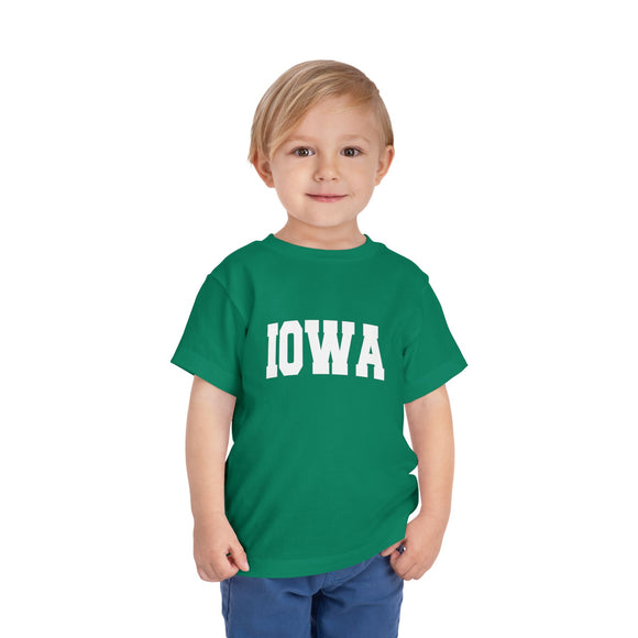 Iowa Toddler Graphic Tee - Kids Iowa Vacation Shirt